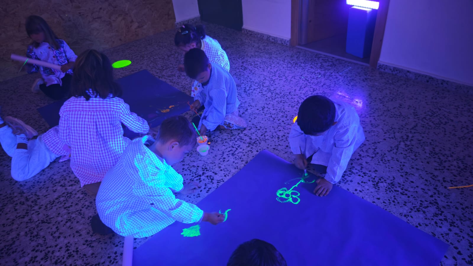 Actividad con luces de neón 1
